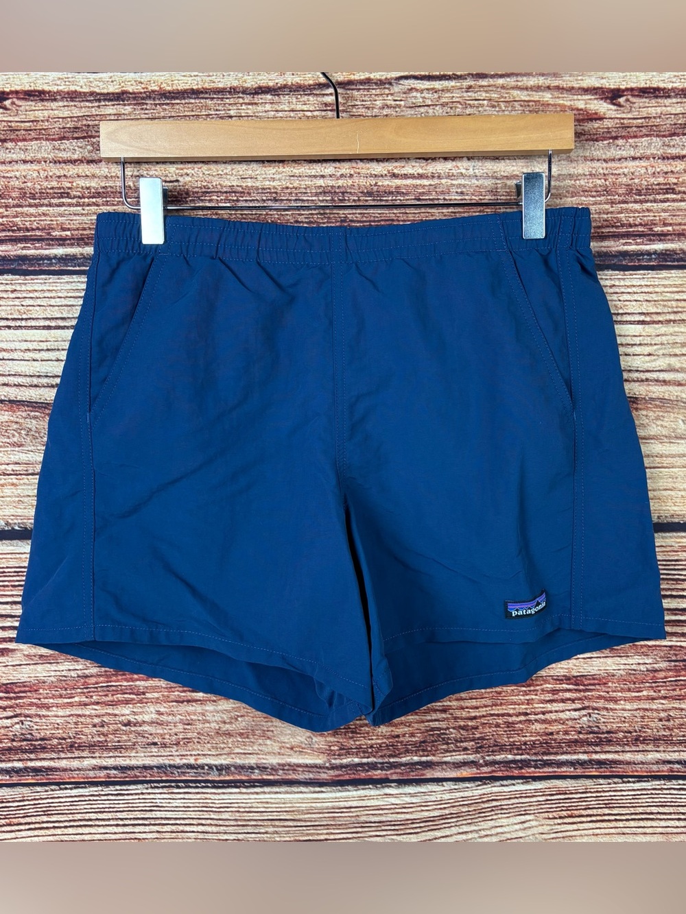 Patagonia Navy Blue 5” Baggies